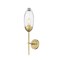 Z-Lite Arden Wall Sconce, 1-Light, 4.5 In.W x 7 In.L x 21.5 In.H, Rubbed Brass/Clear 651S-RB - alternate 5
